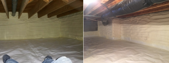 Greene Solutions crawl space insulation