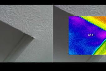 Thermal Imaging of Attic Door 