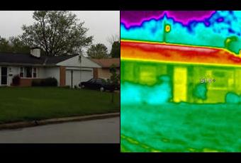 Thermal Imaging of House 