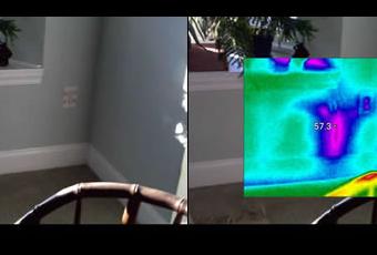 Thermal Imaging of Wall 