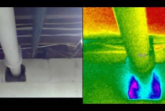 Thermal Imaging Pipe Penetration 