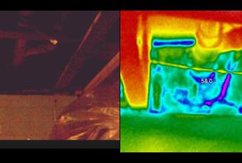 Thermal Imaging of Rim Joist 