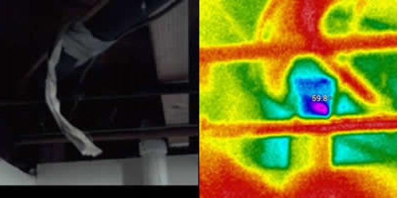 Thermal Imaging Pipe Penetration 