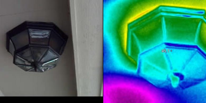 Thermal Imaging Porch Light 