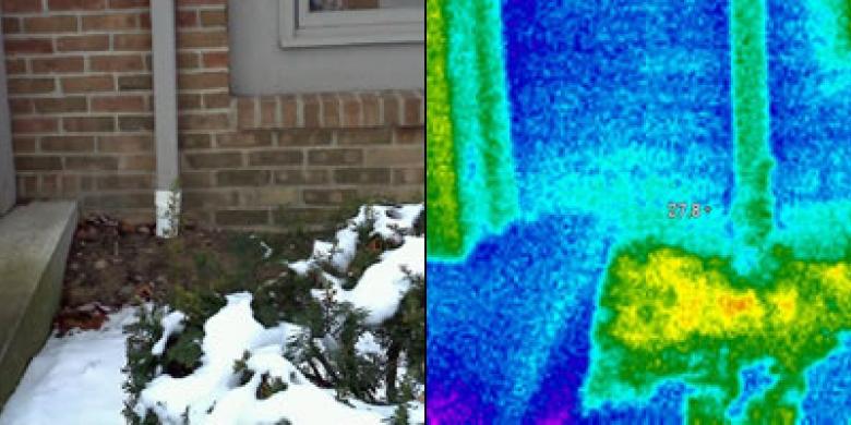 Thermal Imaging of Rim Joist 