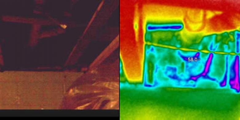 Thermal Imaging of Rim Joist 