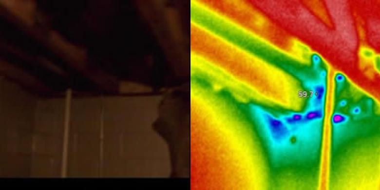 Thermal Imaging of Rim Joist 